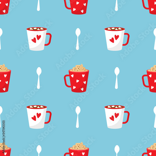 Hot Drinks. Cocoa, Coffee, Tea, Hot Chocolate. 