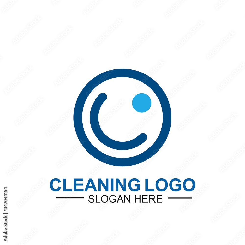 Obraz premium Cleaning And Maintenance Logo