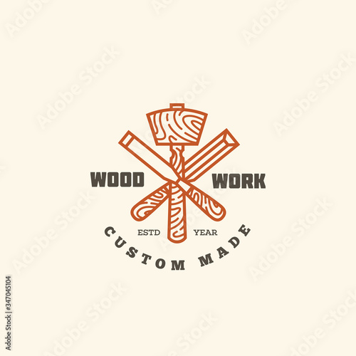 Wood work logo