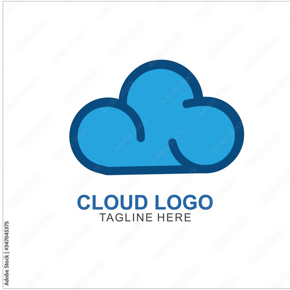 Cloud logo template Design Cloud logo template Design