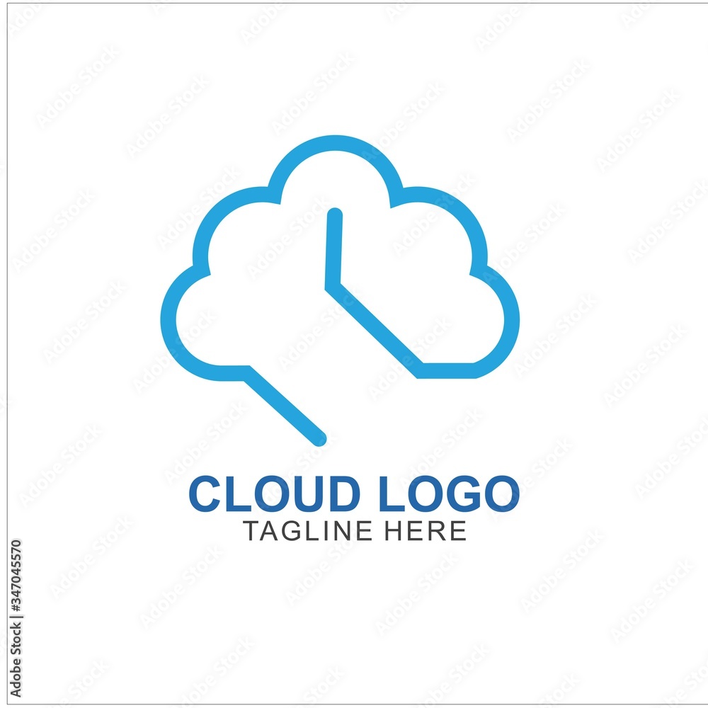 Cloud logo template Design Cloud logo template Design