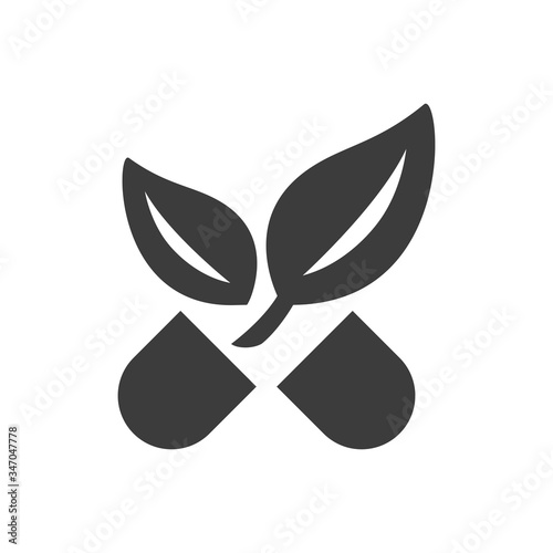 Herbal medicine icon