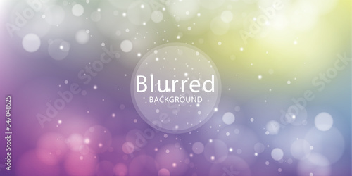 Abstract purple Blurred Lights Background