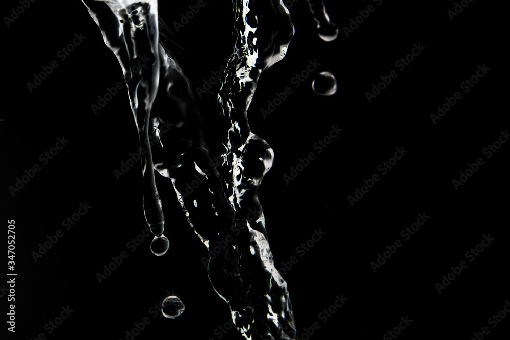 Colorless water as background Colorless water as background
