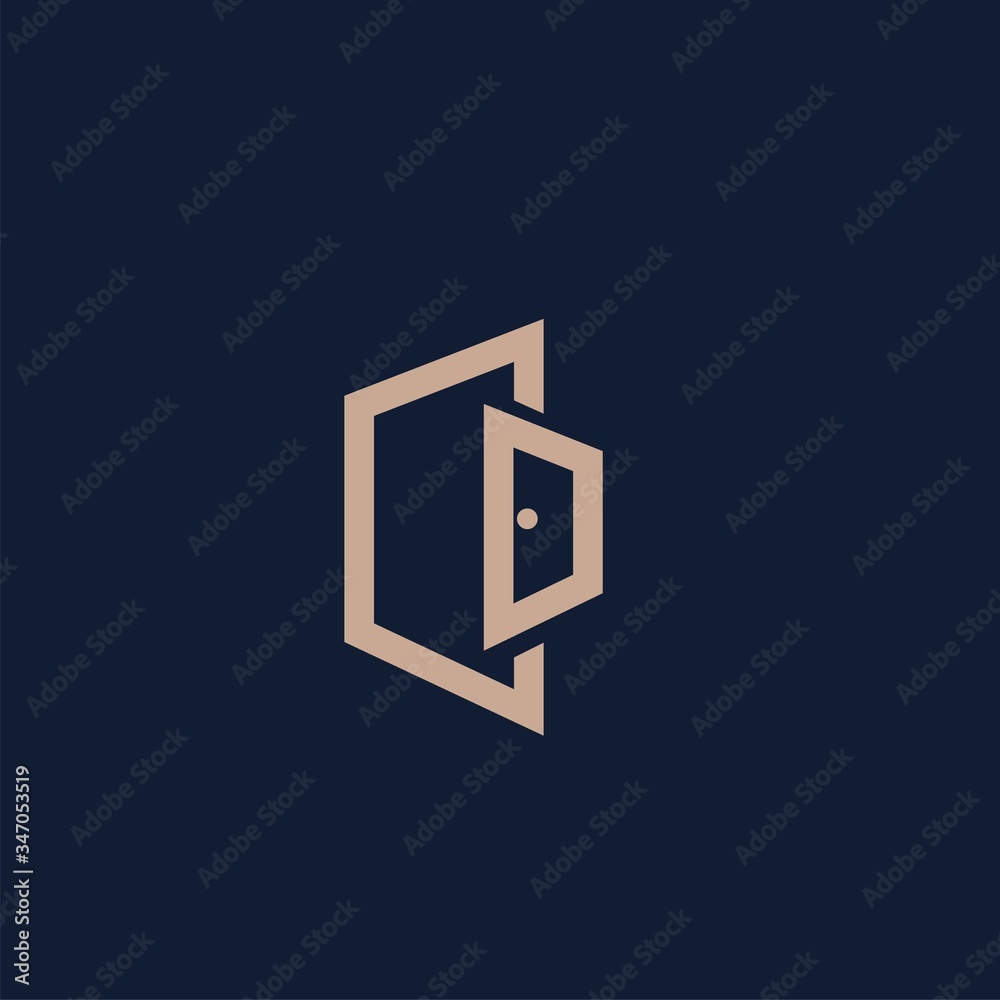 Premium door logo design Premium door logo design