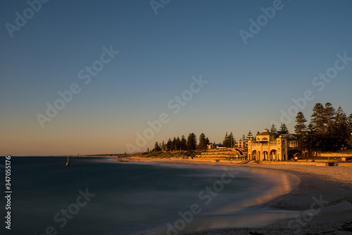 Sunset at Cottesloe Beach in Perth  Western Australia