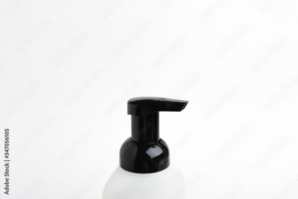 Top Cap Of Black & White Foam Hand Soap Pump Dispenser Top Cap Of Black & White Foam Hand Soap Pump Dispenser