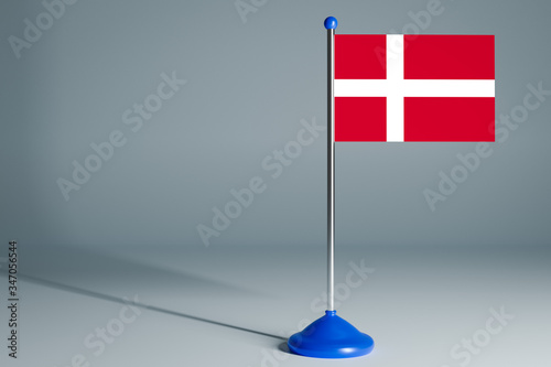 Blank table flag , suitable for design, mockup.