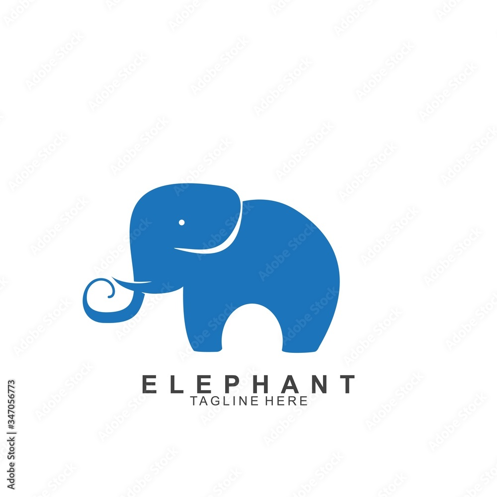 Elephant Logo Design with modern concept