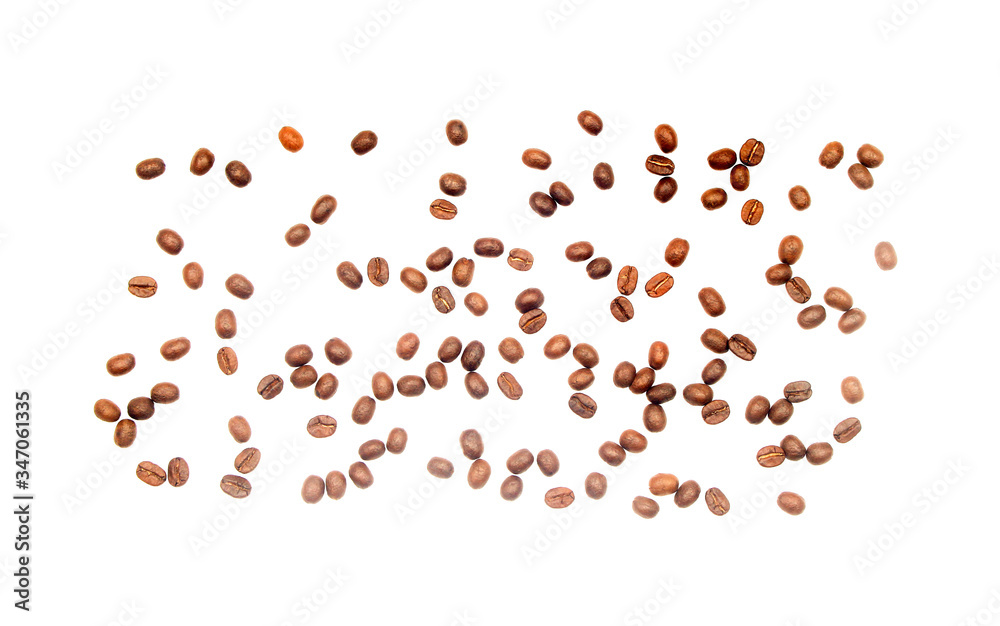 coffee beans. isolated on a white background coffee beans. isolated on a white background