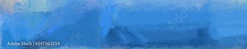 abstract natural long wide horizontal background with steel blue, pastel blue and corn flower blue colors