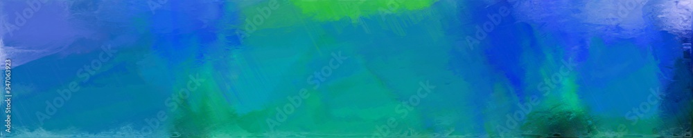 Obraz premium abstract graphic element with graphic background with dark cyan, strong blue and teal green colors