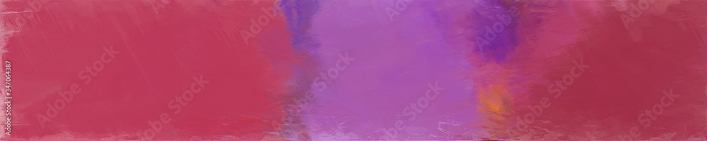 abstract graphic element with long wide background with moderate pink, moderate red and moderate violet colors