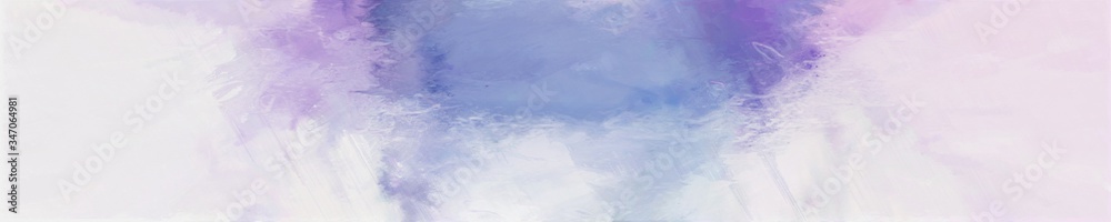 abstract natural long wide horizontal graphic background with lavender, medium purple and light pastel purple colors
