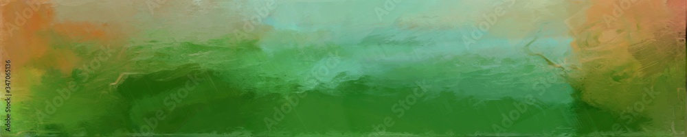 abstract graphic background with dark olive green, peru and dark sea green colors