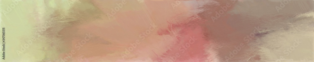 abstract graphic element with horizontal graphic background with rosy brown, pastel gray and tan colors