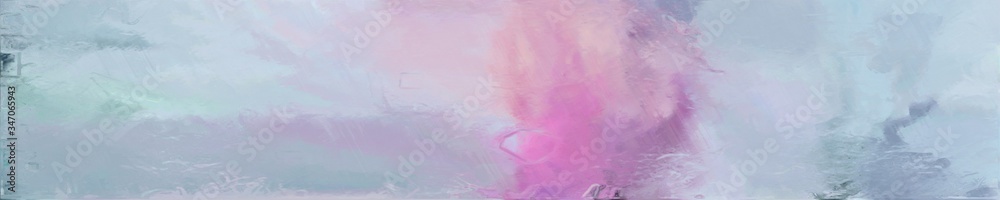 Fototapeta premium abstract long wide horizontal background with pastel blue, pastel purple and light slate gray colors