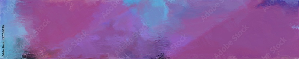 abstract graphic background with antique fuchsia, corn flower blue and very dark violet colors