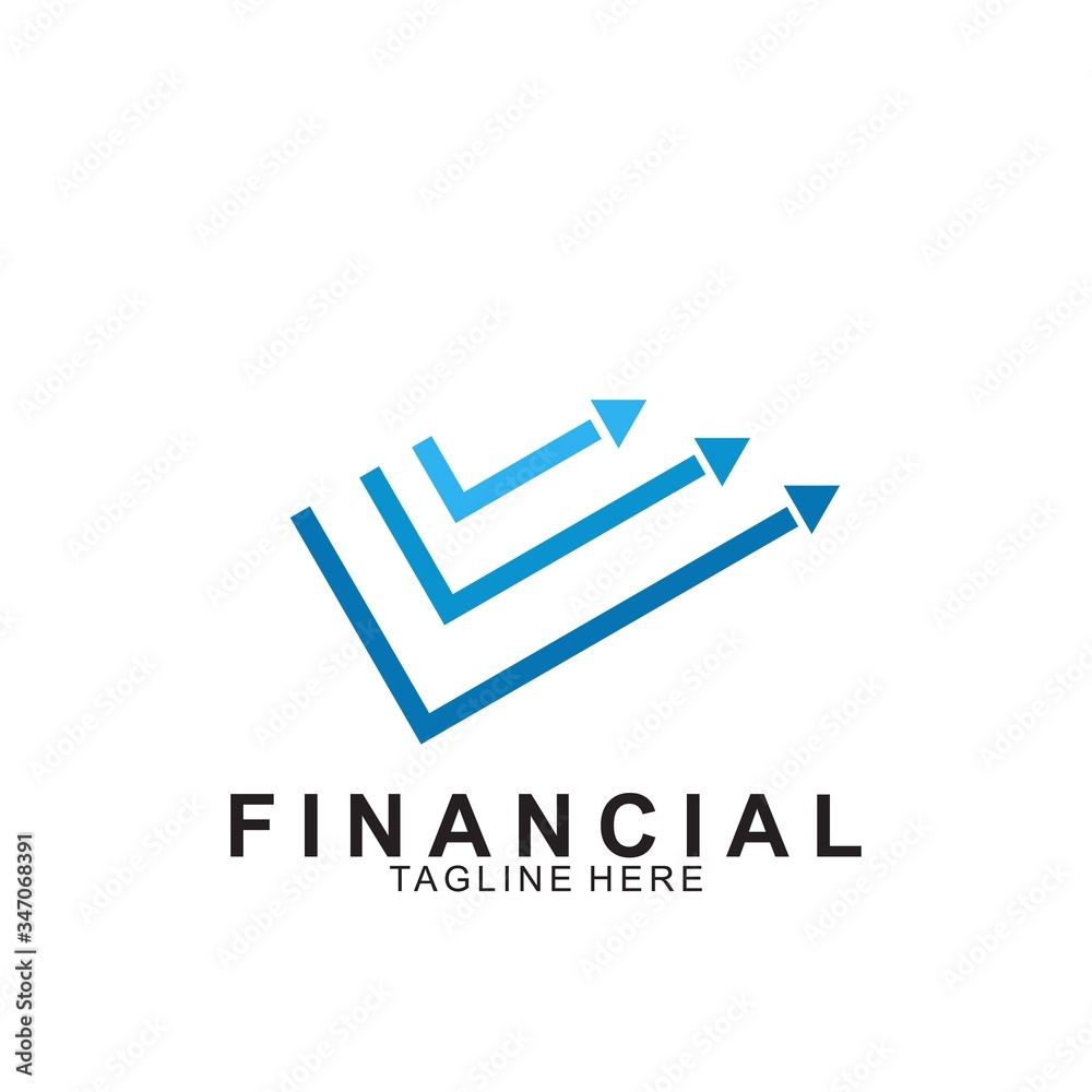 Financial and accounting business logo design Financial and accounting business logo design