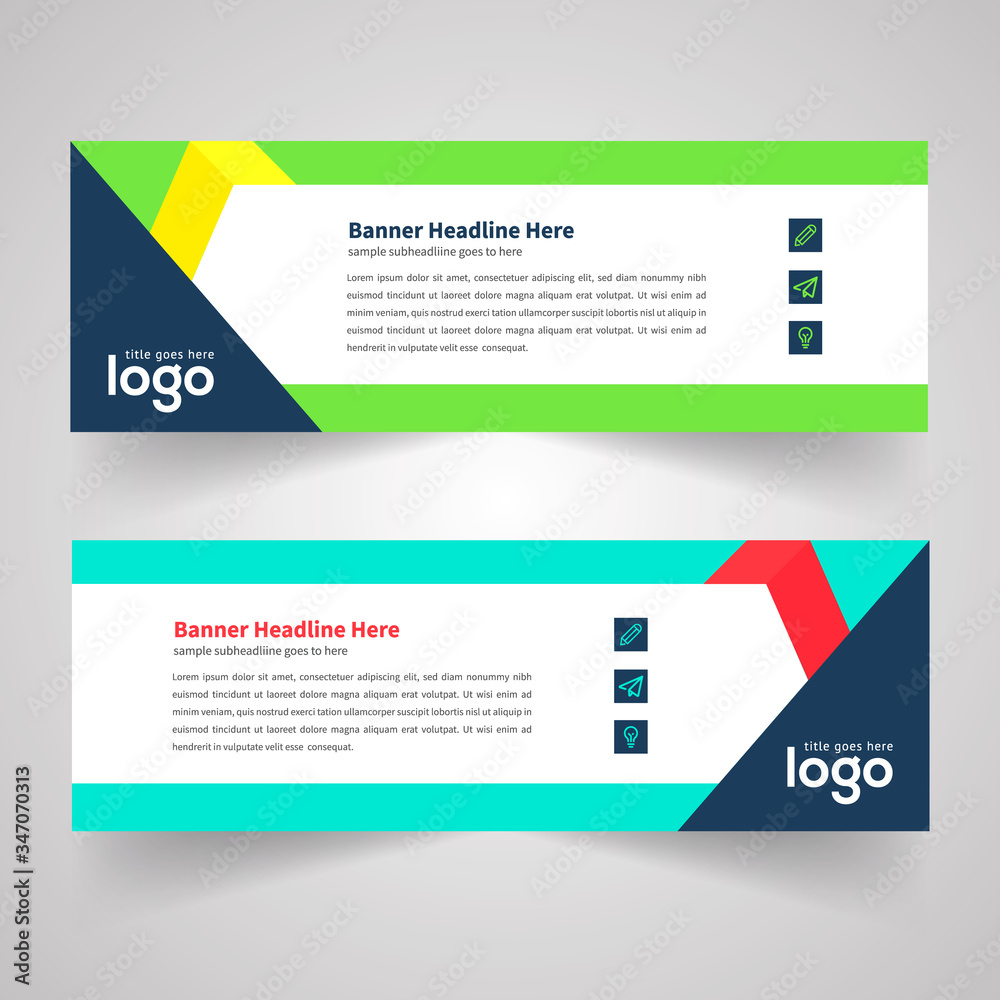 Business & corporate Concept Banner Template Design. Business & corporate Concept Banner Template Design.