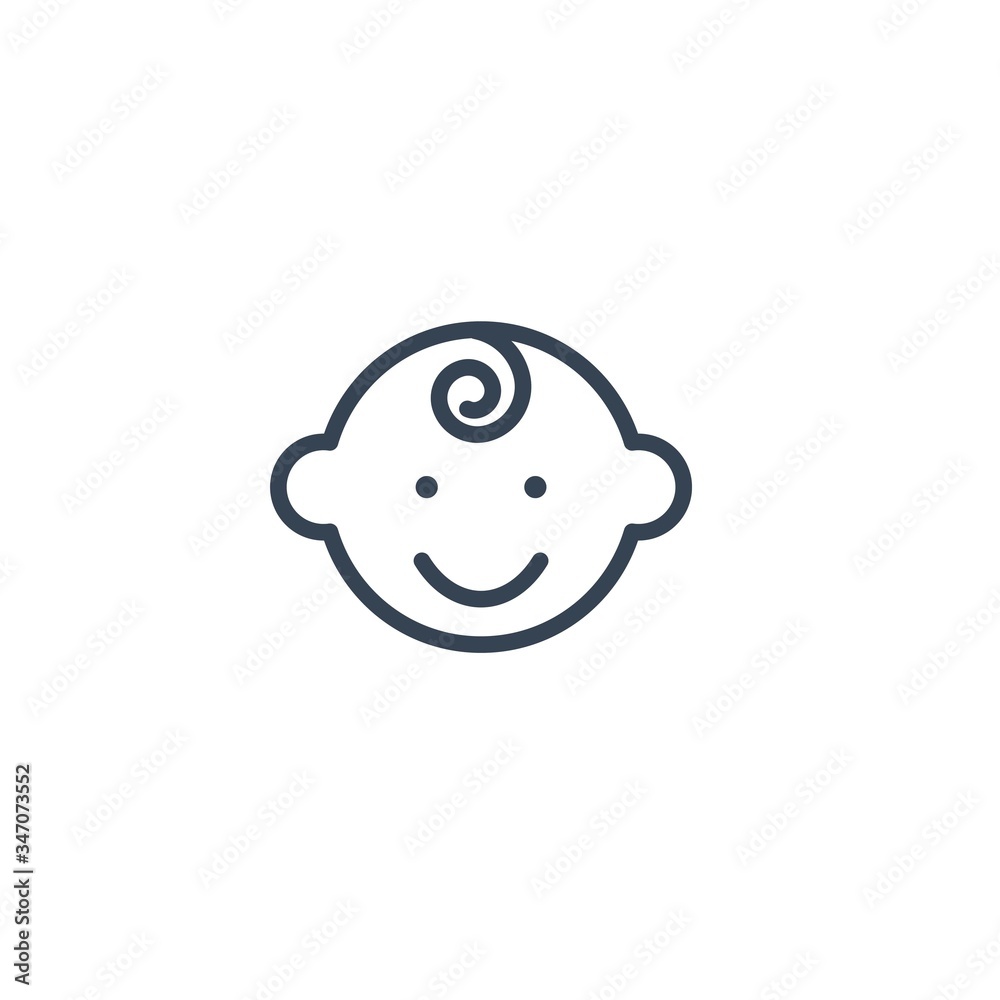 baby icon vector illustration for website and graphic design baby icon vector illustration for website and graphic design
