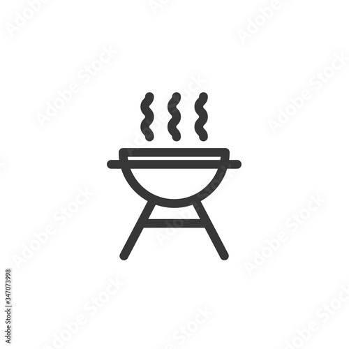 braai stand bbq icon vector illustration for website and graphic design