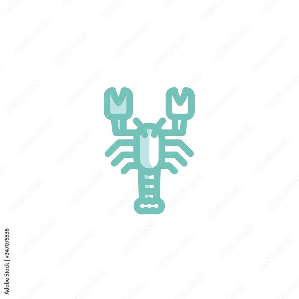 crab icon vector illustration for website and graphic design crab icon vector illustration for website and graphic design