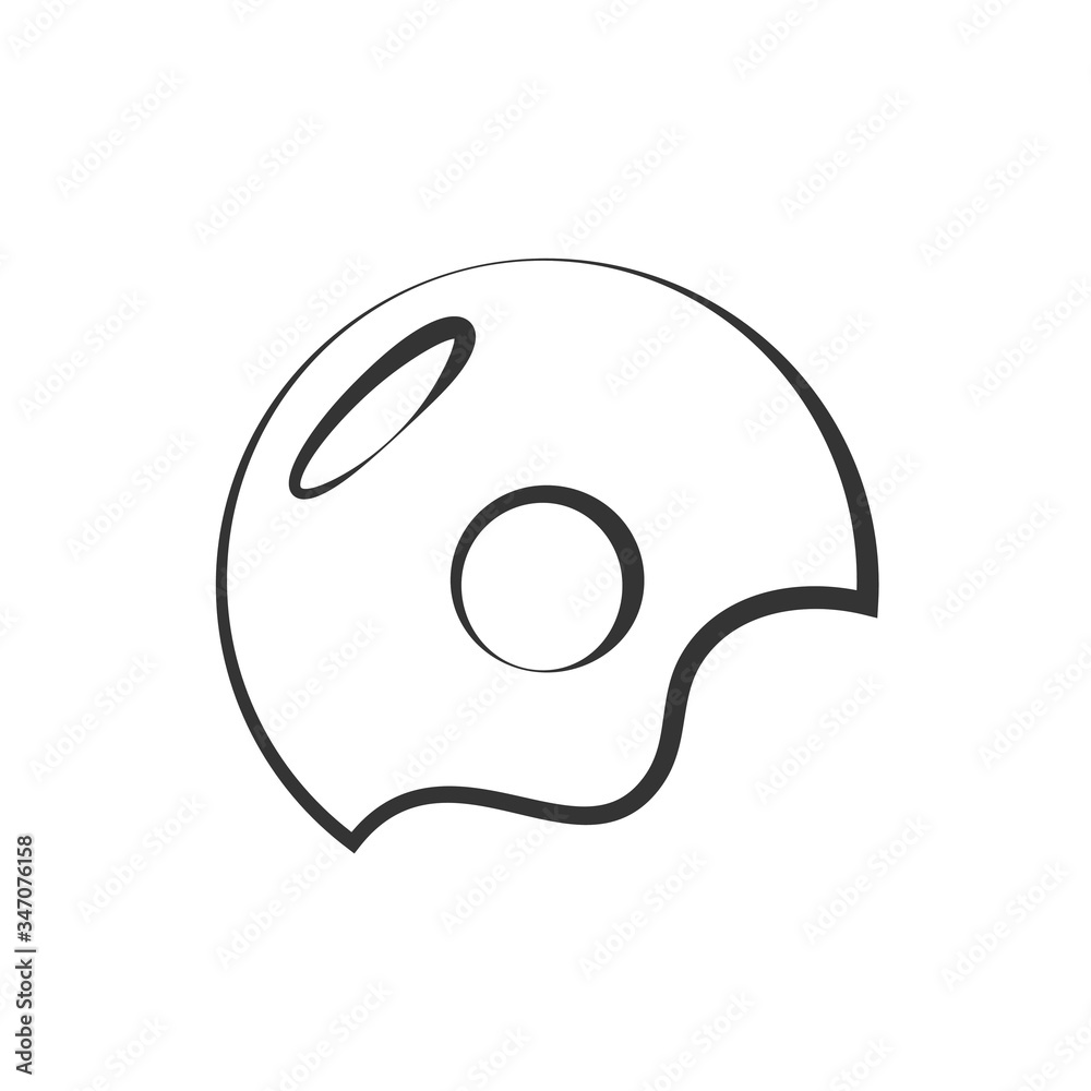 Doughnut icon vector illustration for website and graphic design Doughnut icon vector illustration for website and graphic design