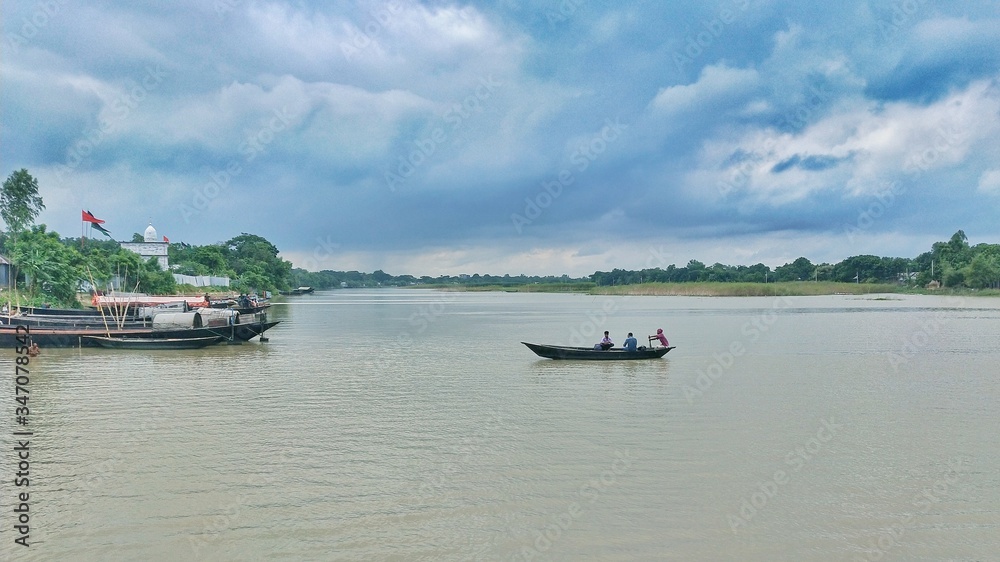 boats on the river