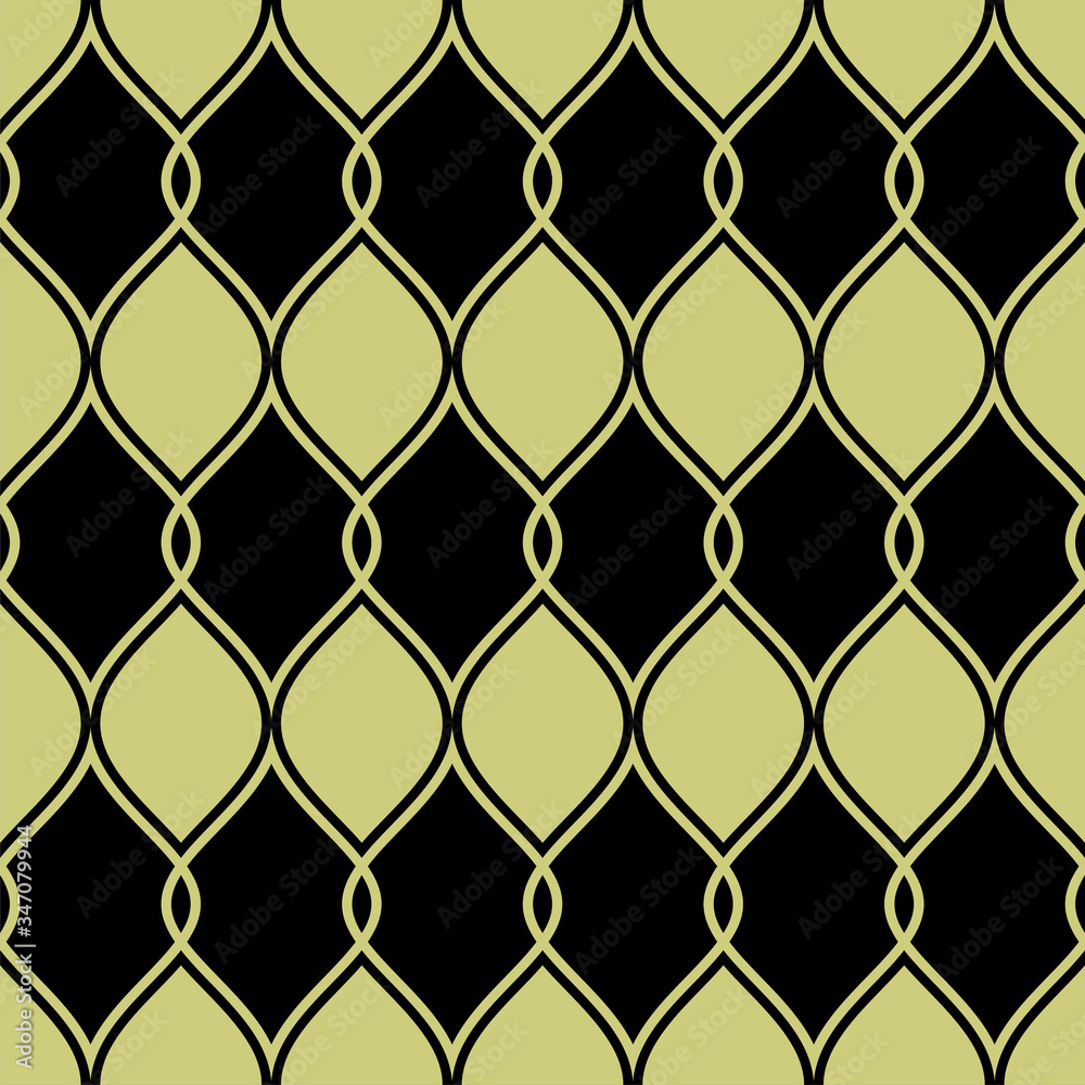 Naklejka premium retro seamless ornamental pattern