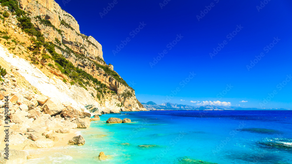 Fototapeta premium The beautiful Cala Goloritzè in Sardinia