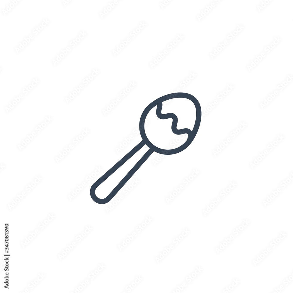 baby spoon icon vector illustration for website and graphic design baby spoon icon vector illustration for website and graphic design