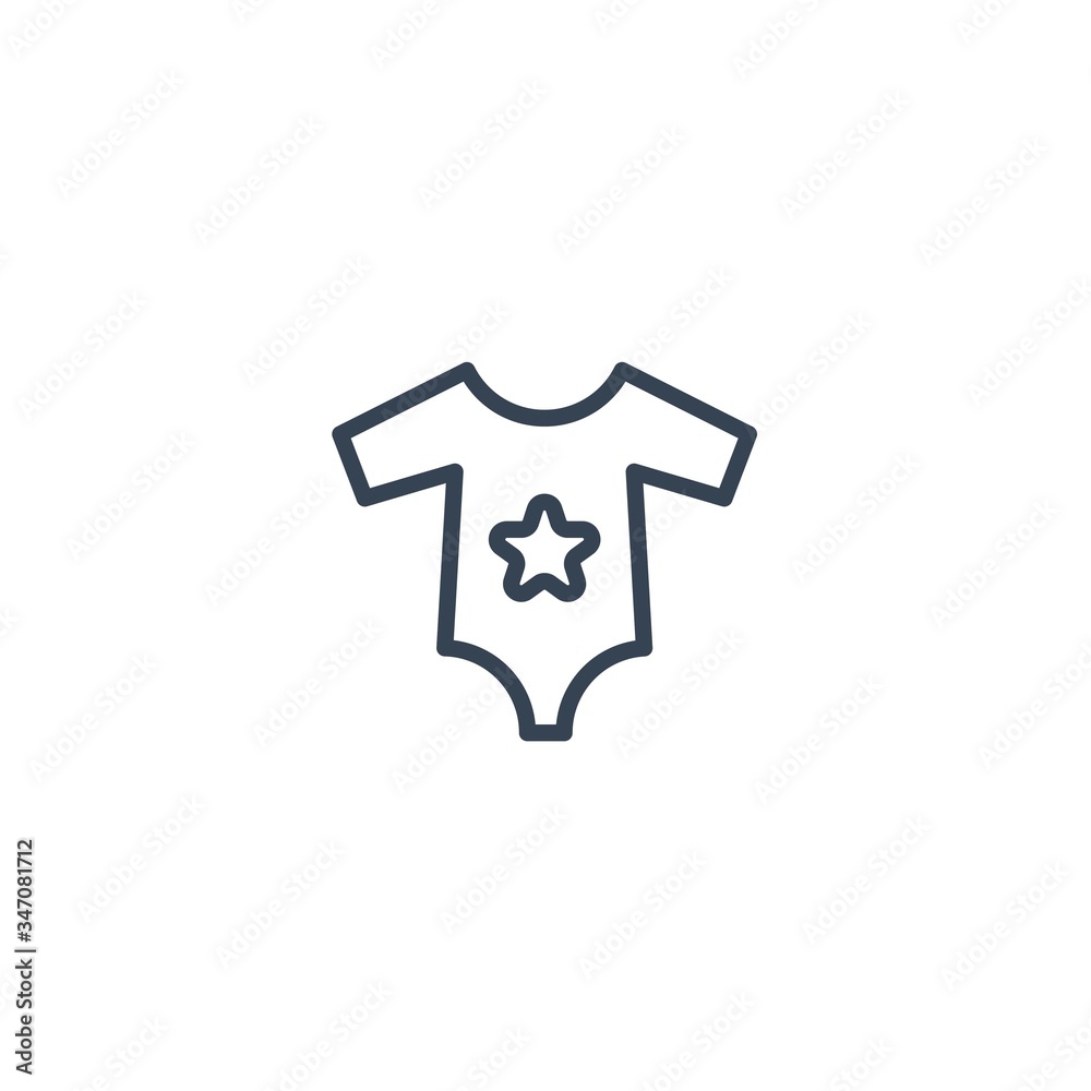 baby body suit icon vector illustration for website and graphic design baby body suit icon vector illustration for website and graphic design