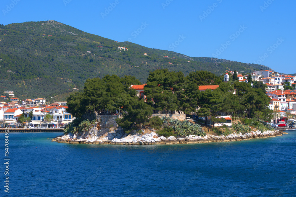 
Skiathos Island, Greece. summer 2020, beaches and seascape