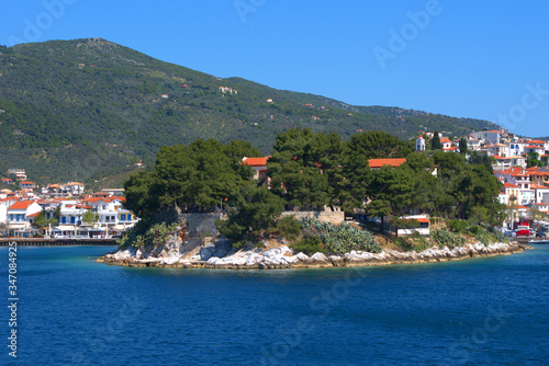 Fototapeta Naklejka Na Ścianę i Meble -  
Skiathos Island, Greece. summer 2020, beaches and seascape