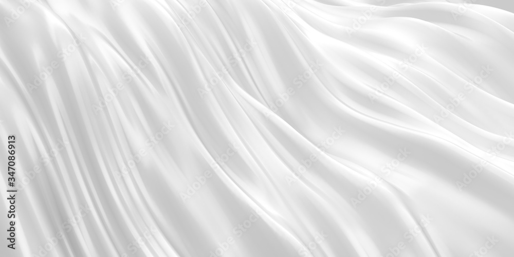 White abstract liquid wavy background