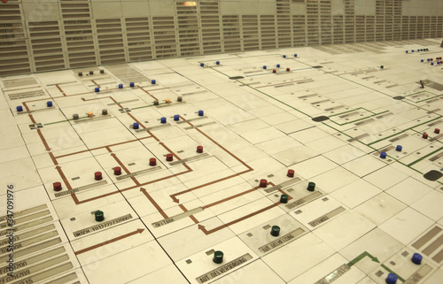 Control station of an power plant which was never  in operation.