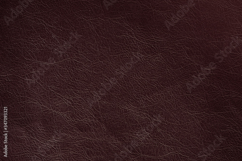 Dark brown leather texture can be use as background