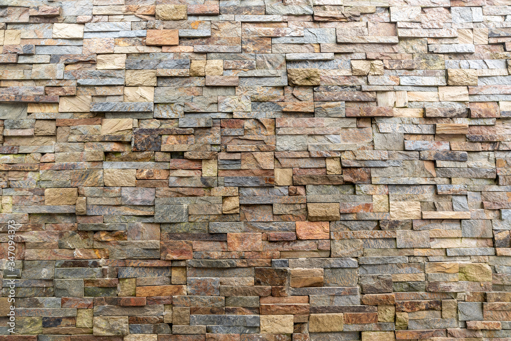 Obraz premium Close-up brick wall, texture and wallpaper for decoration indoor and outdoor