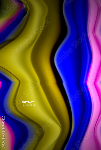 Liquid gradients abstract background  color wave pattern poster design for Wallpaper  Banner  Background  Card  Book Illustration  landing page