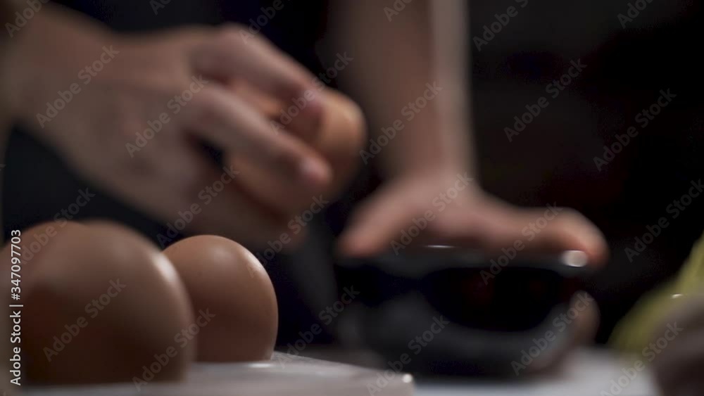 The chefs beat the eggs in the bowl. The chefs beat the eggs in the bowl.