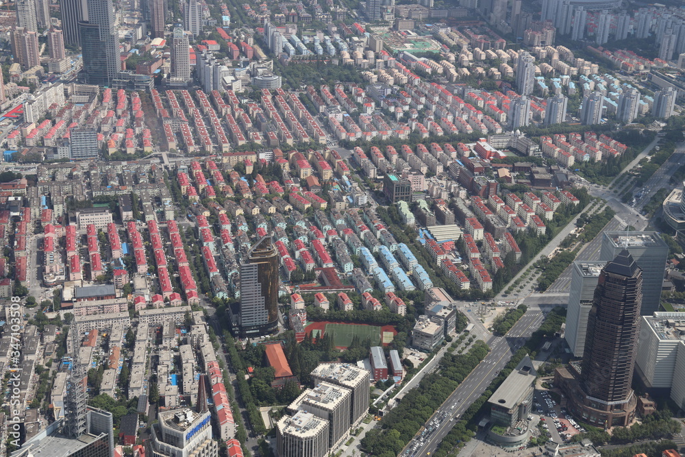 Quartier résidentielle à Shanghai, Chine	