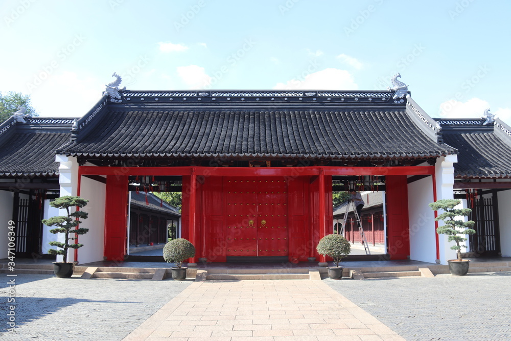 Temple à Shanghai, Chine