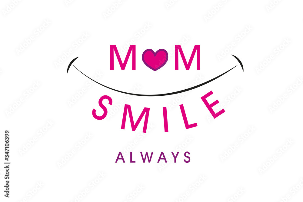 Fototapeta premium Mother's Day Special - Mom Smile Always