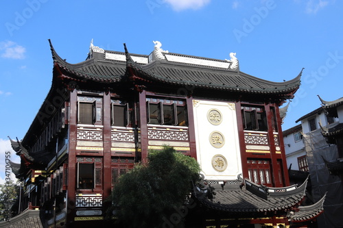 Canvas Print Pagode à Shanghai, Chine