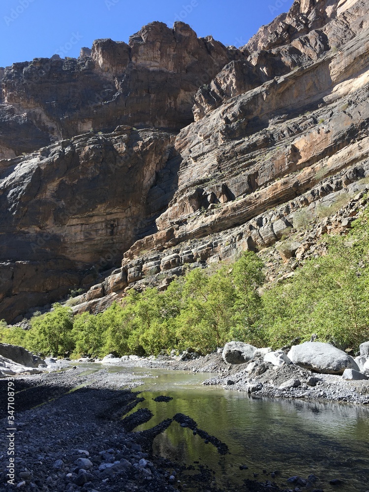 Naklejka premium ワディ・グール