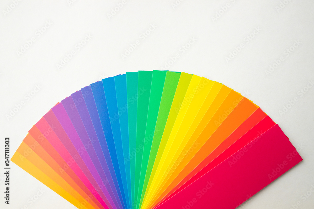 Fototapeta premium カラフルな配色カード