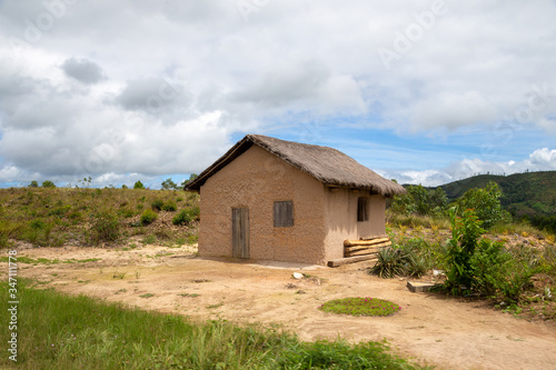 A typical house from the inhabitants of the island of Madagascar