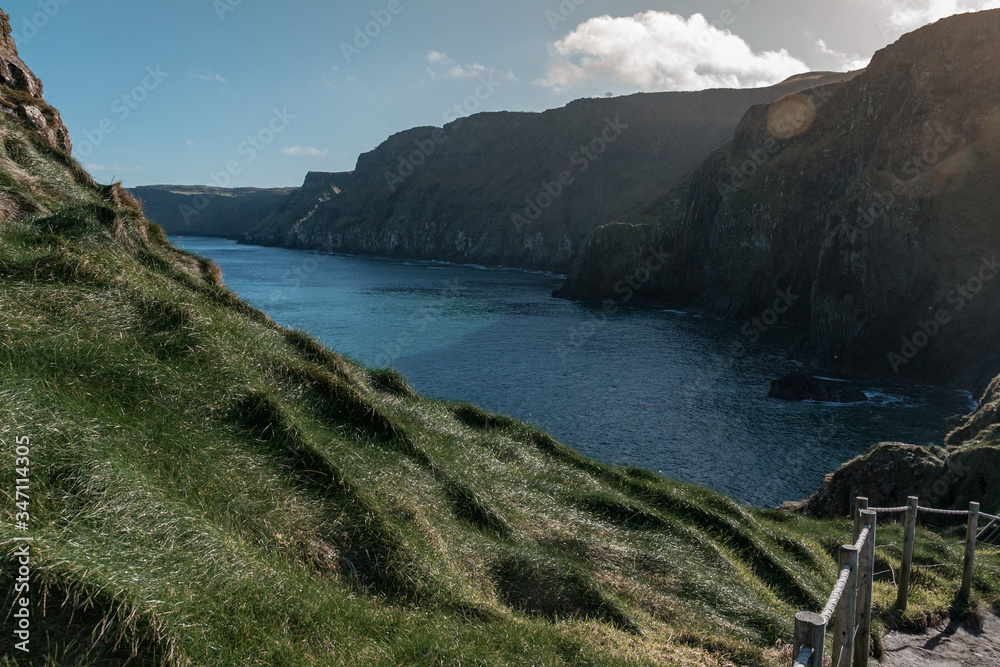 Fototapeta premium The White Cliffs Of Carrick A Rede, Northern Ireland