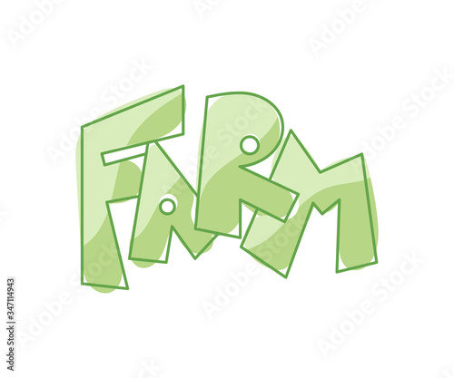 Graffiti style decorative lettering. Street art free wild style in geometry lines